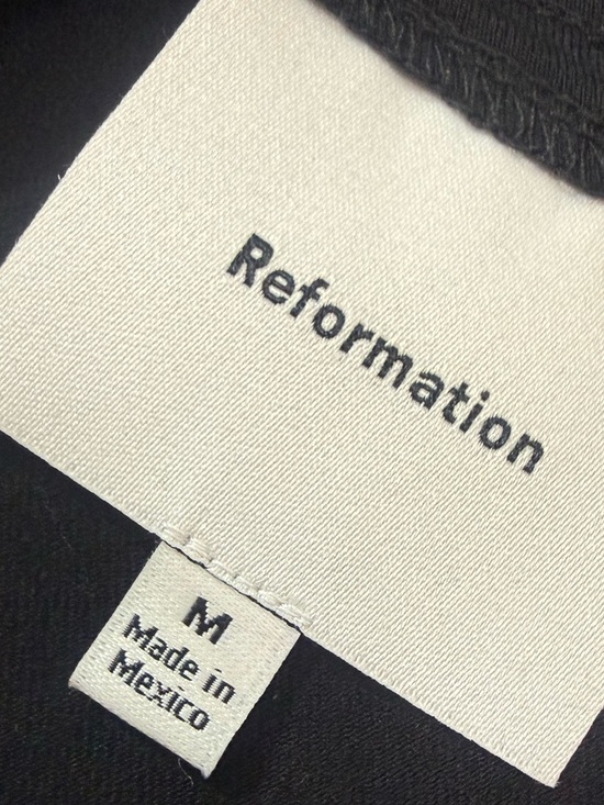 Reformation NEW Willow Knit Black Mini Dress - Picture 5 of 11